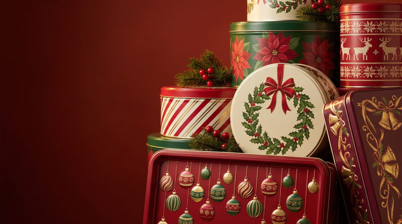 Christmas tins