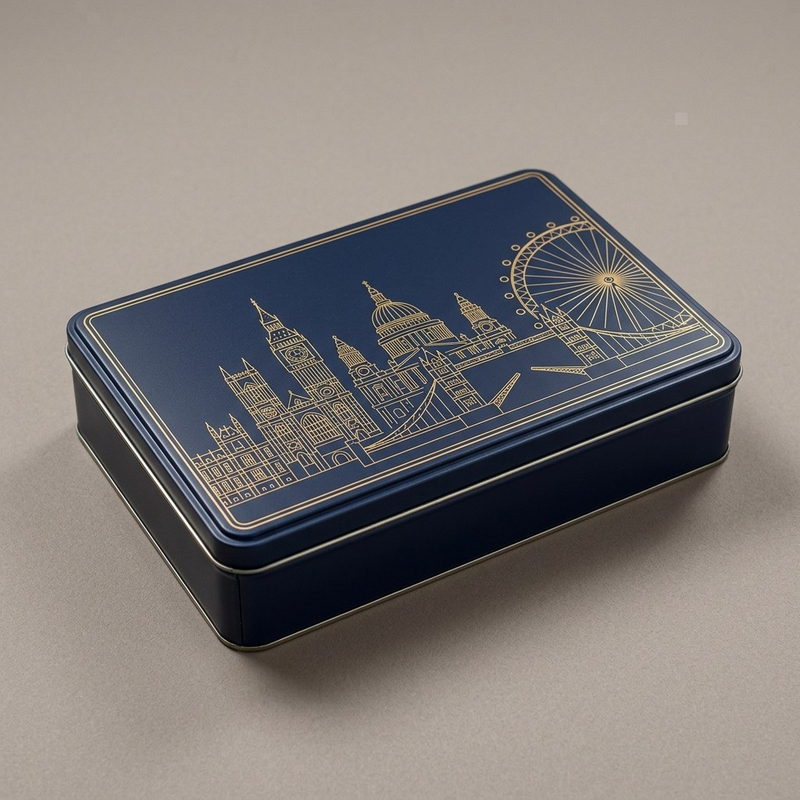 أفق لندن بالذهب — 265 × 175 × 45 mm
