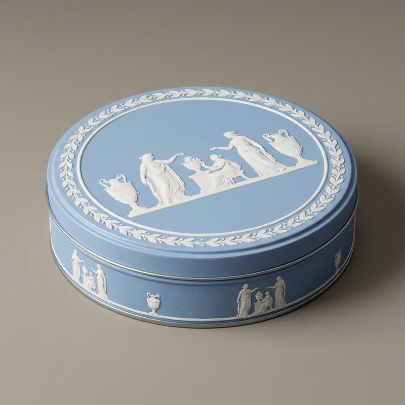 الخزف الأزرق الكلاسيكي — Ø170 × 35 mm