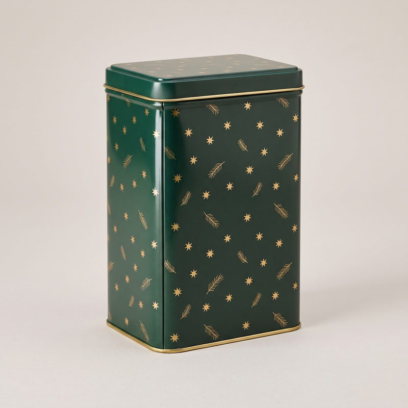 Grøn og guld — 120 × 79 × 180 mm