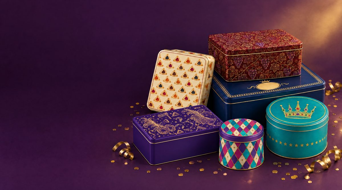 Purim Tin Packaging: A Planning Guide for Mishloach Manot