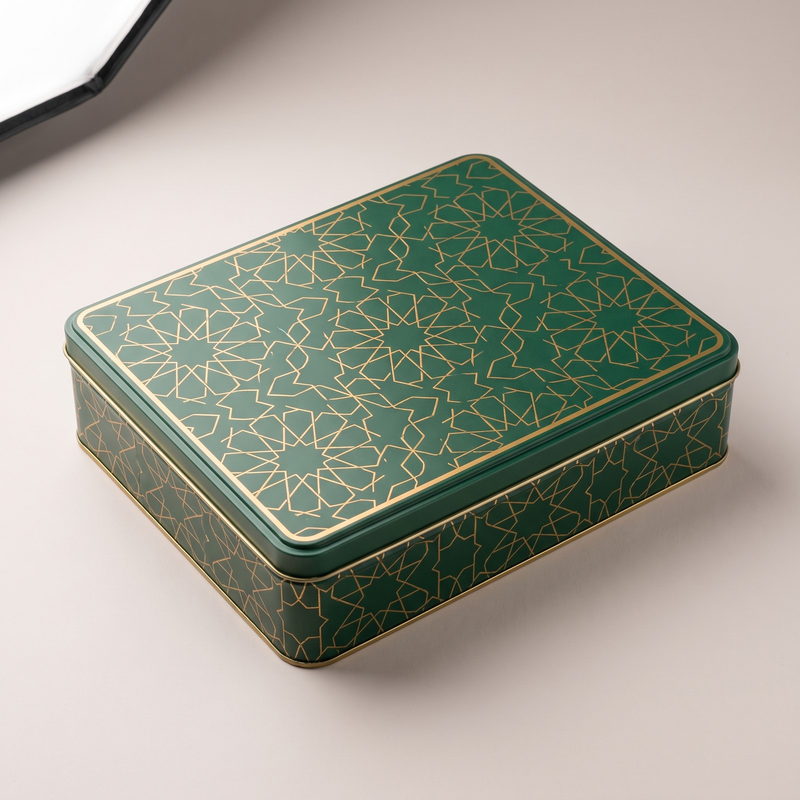 Emerald Star Lattice — 225 × 180 × 55 mm