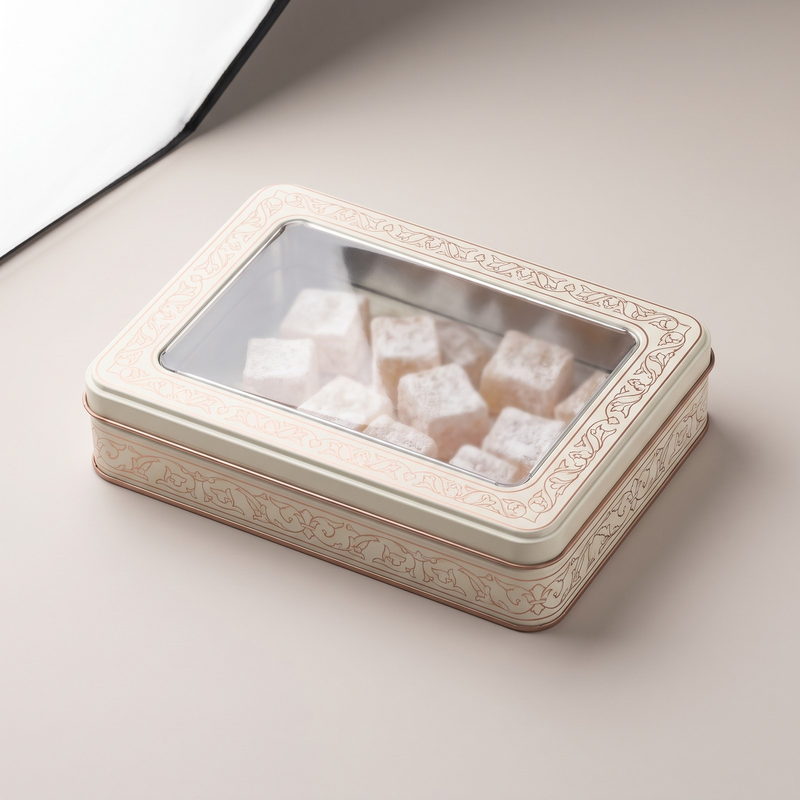 Ivory Arabesque, window lid — 170 × 105 × 35 mm