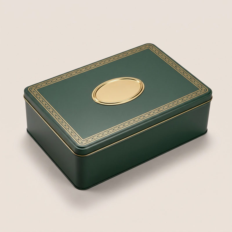 Forest Cartouche — 345 × 225 × 130 mm