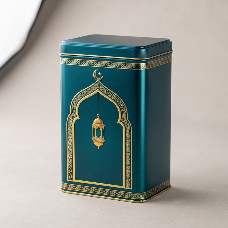 Teal Mihrab — 120 × 95 × 180 mm
