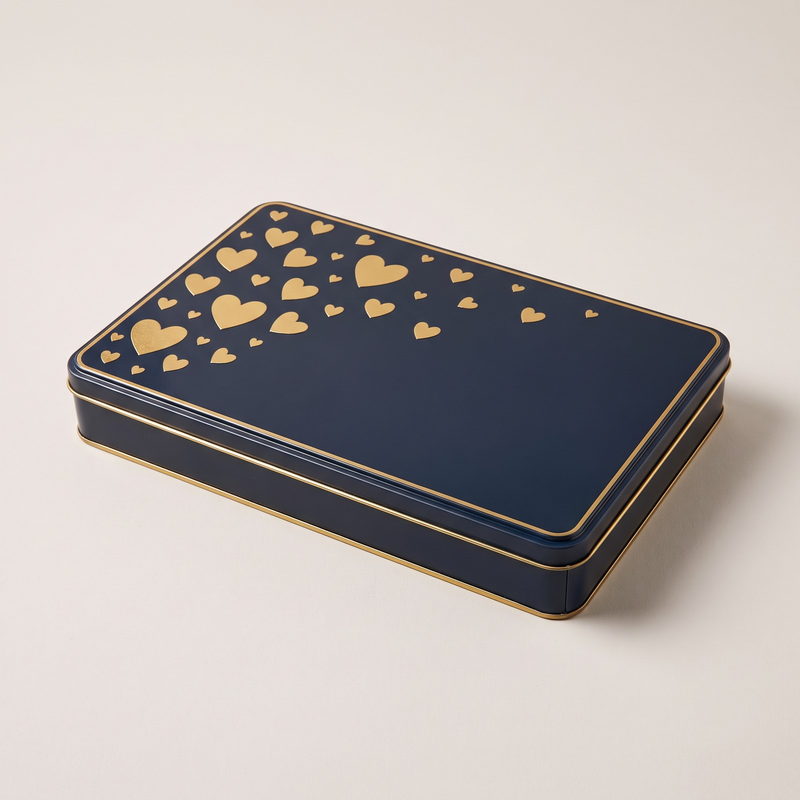 Gold on Navy — 265 × 175 × 45 mm
