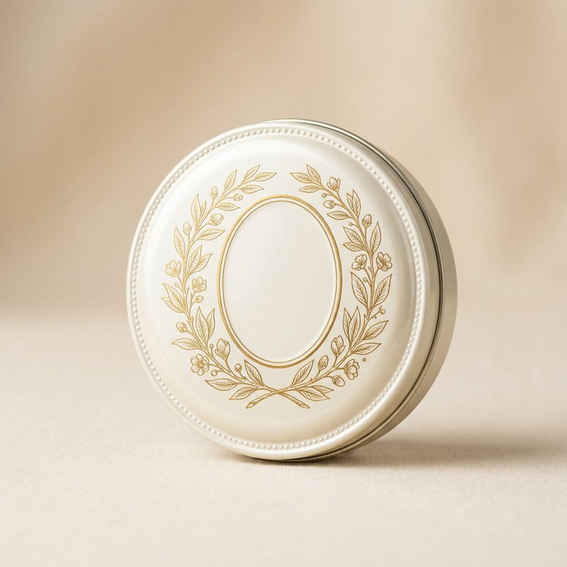 Laurel Cartouche — Ø68 × 17 mm
