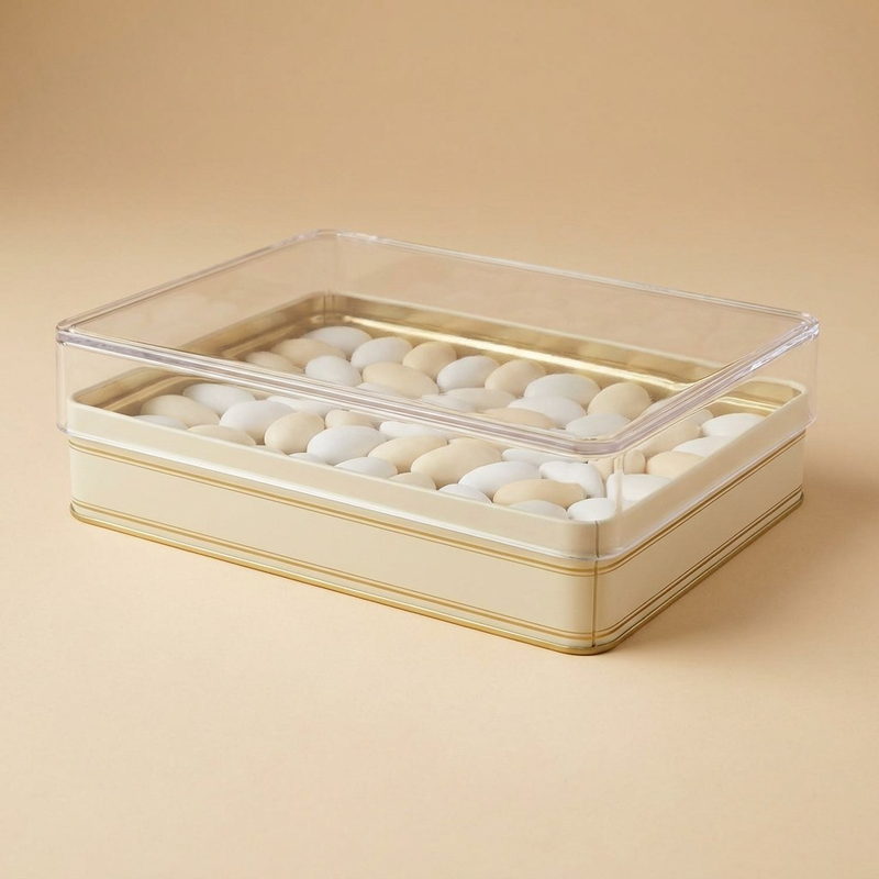 Crystal Lid Favour — 100 × 75 × 35 mm