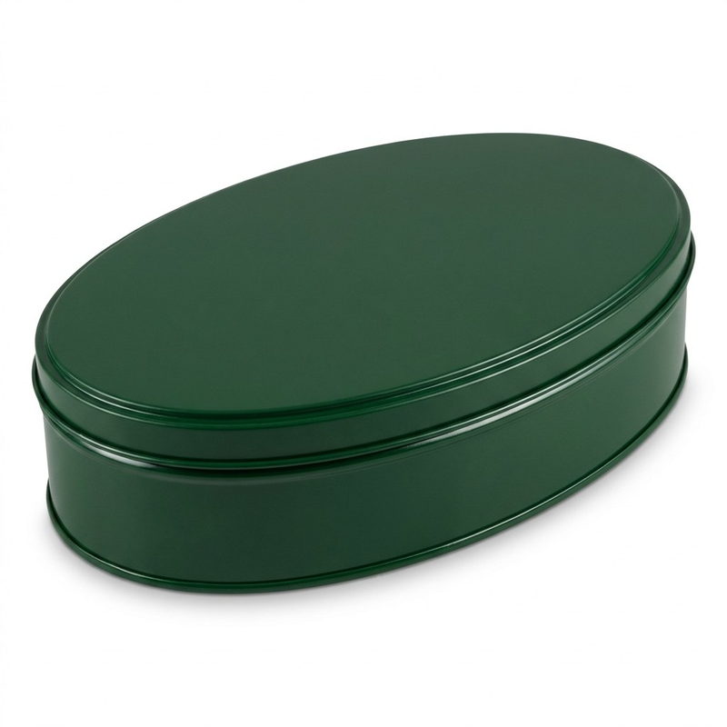 Chocolate Tin — 300 × 160 × 40 mm — Green