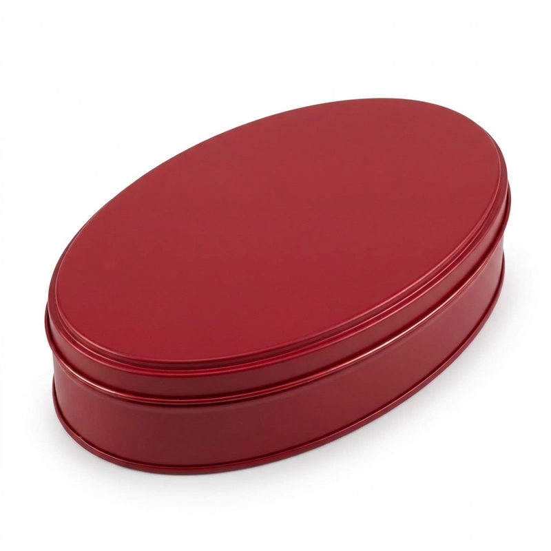 Chocolate Tin — 300 × 160 × 40 mm — Red