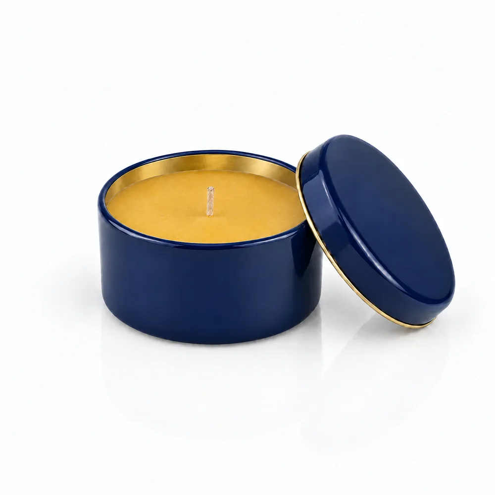 Beeswax Candles in Tins — A candle that already smells of something