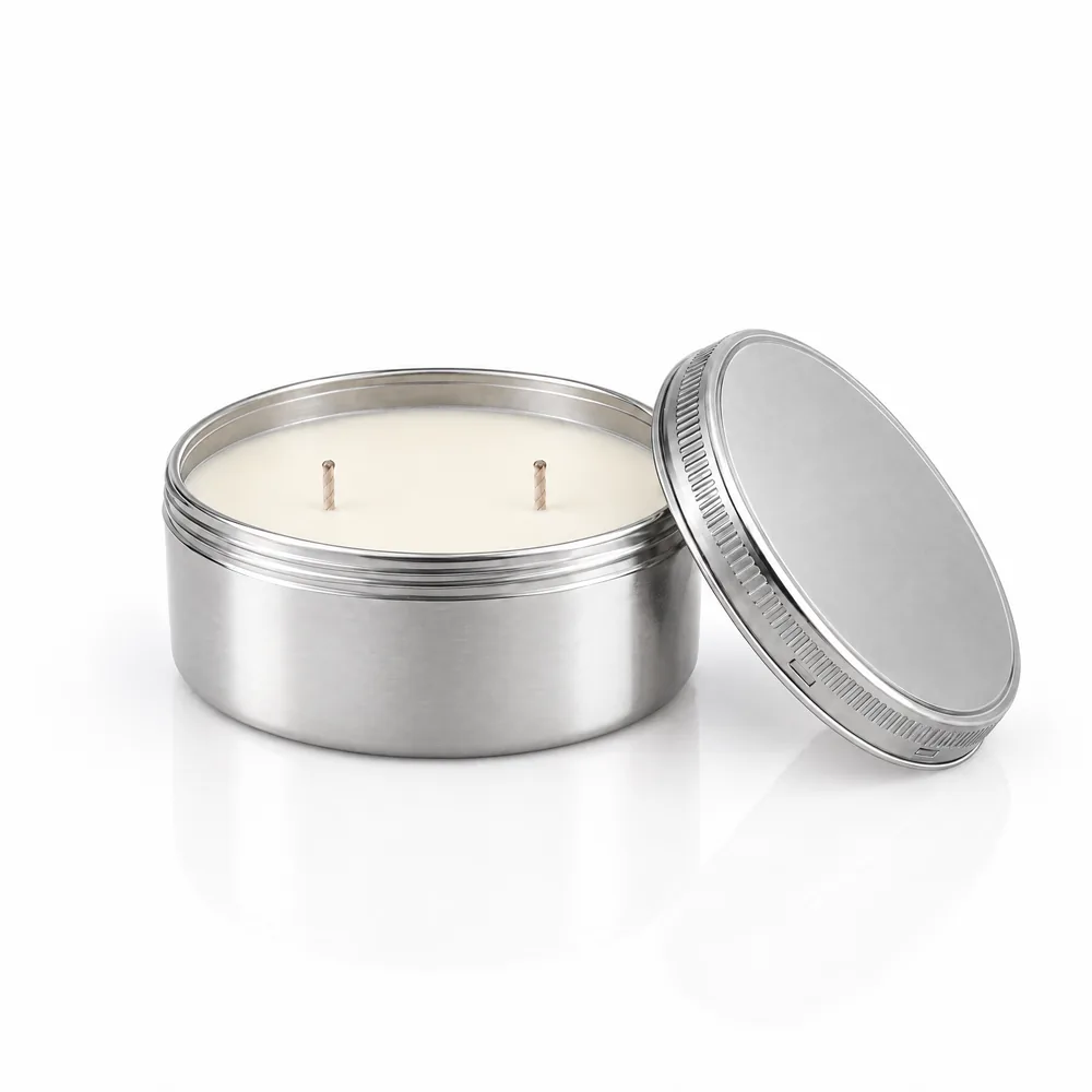 Soy Candles in Tins, Made to Order — Frosting is not a fault