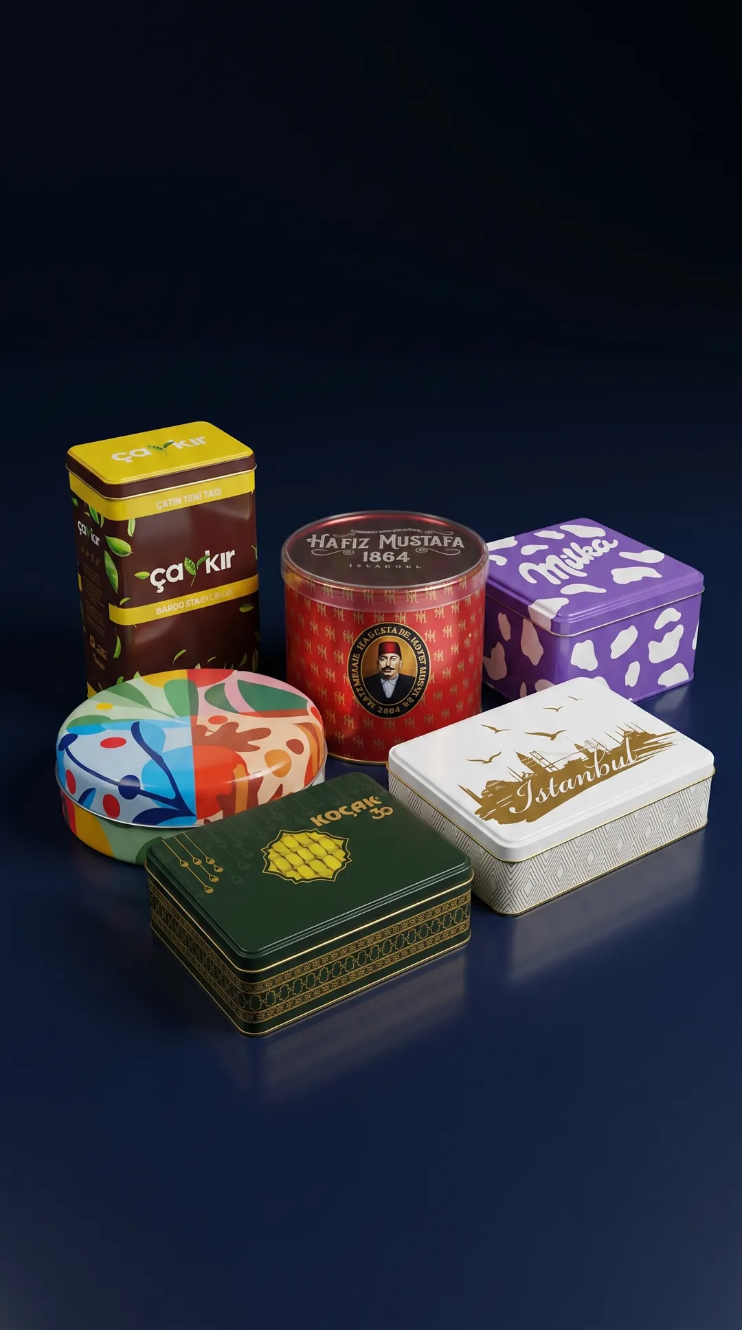Masaş custom decorative tin packaging