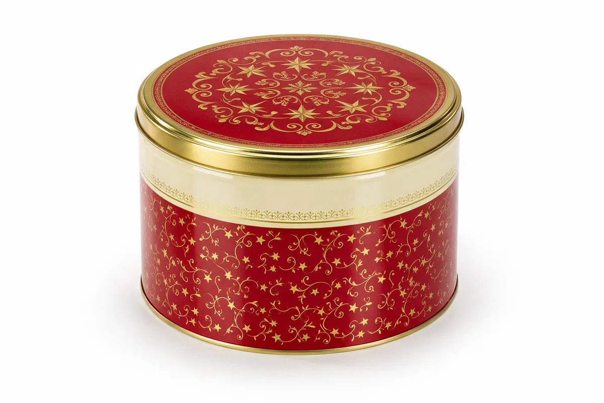 Panettone Tin — Ø190 × 150 mm