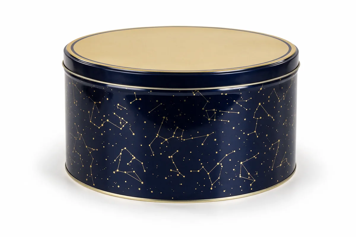 Panettone Tin — Ø265 × 150 mm
